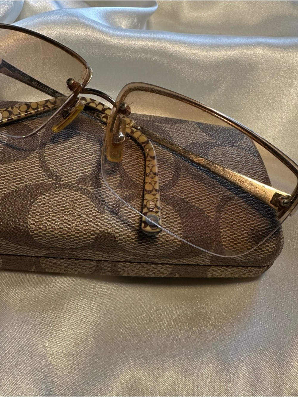 Coach Vintage Glasses and Case RX Y2K - Picture 3 of 4